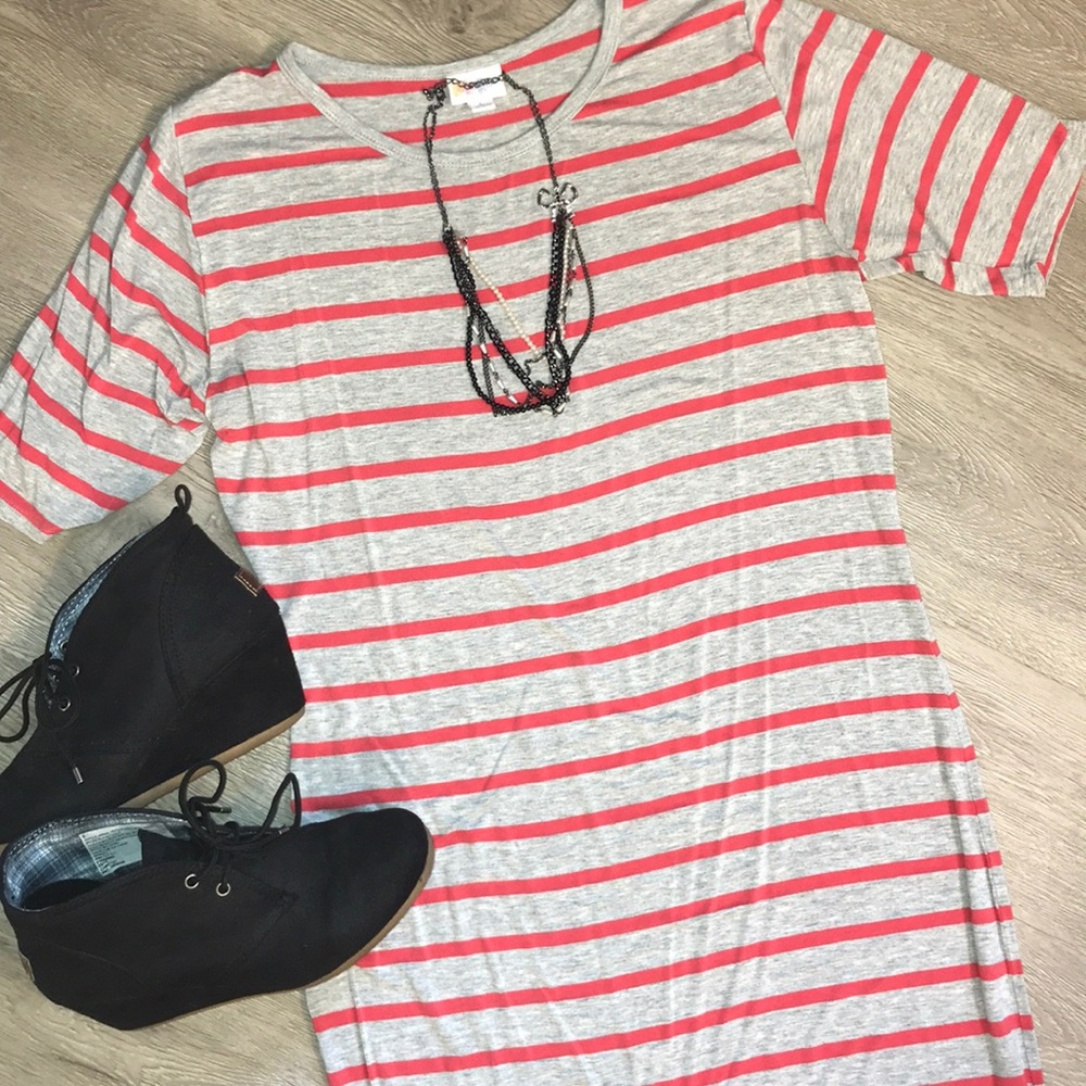 LuLaRoe Julia Dress - Large